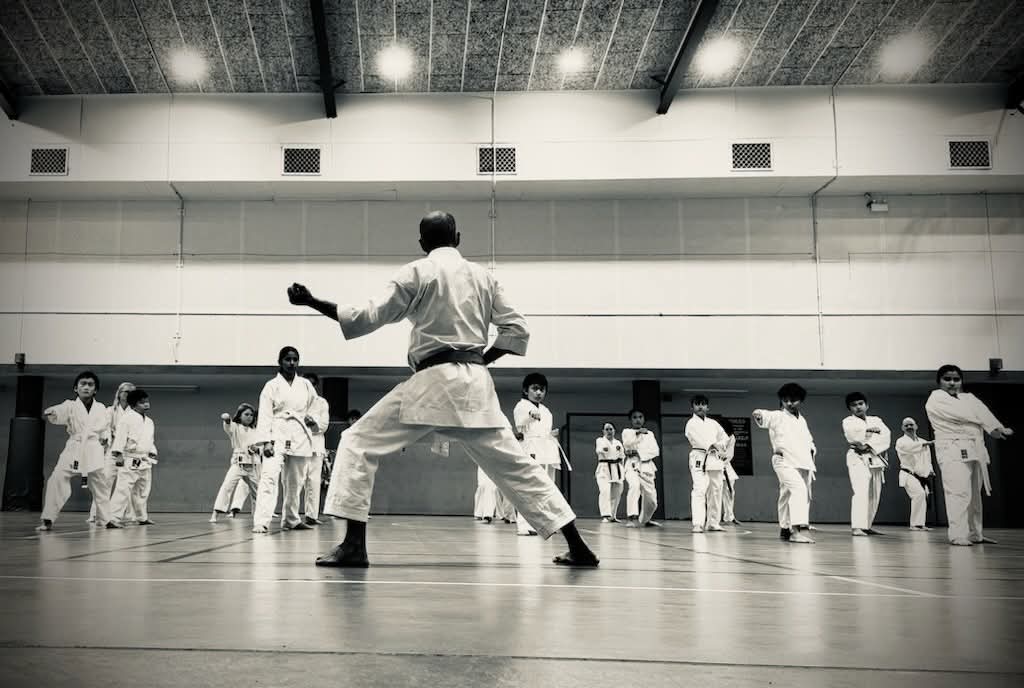 Students training